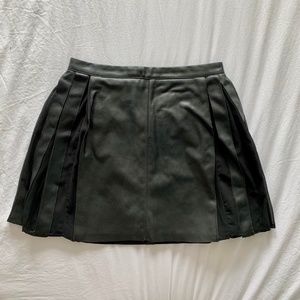 Zara Leather Mini Skirt